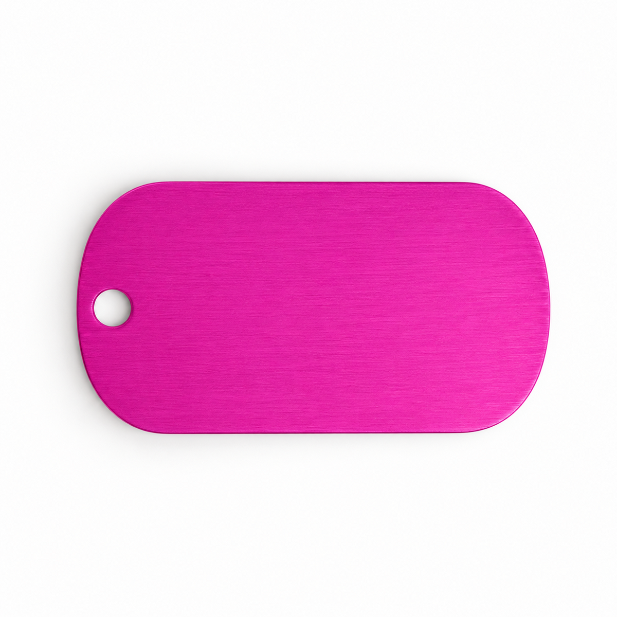 Lyserød Dogtag - Anodiseret