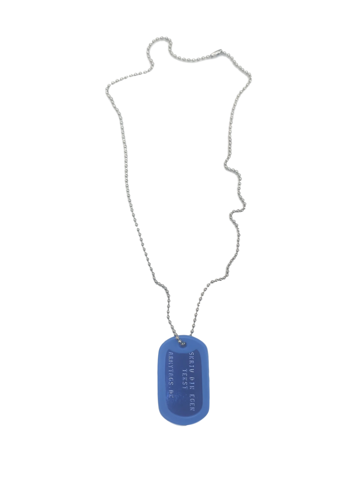 Mørkeblå Dogtag, 1 stk