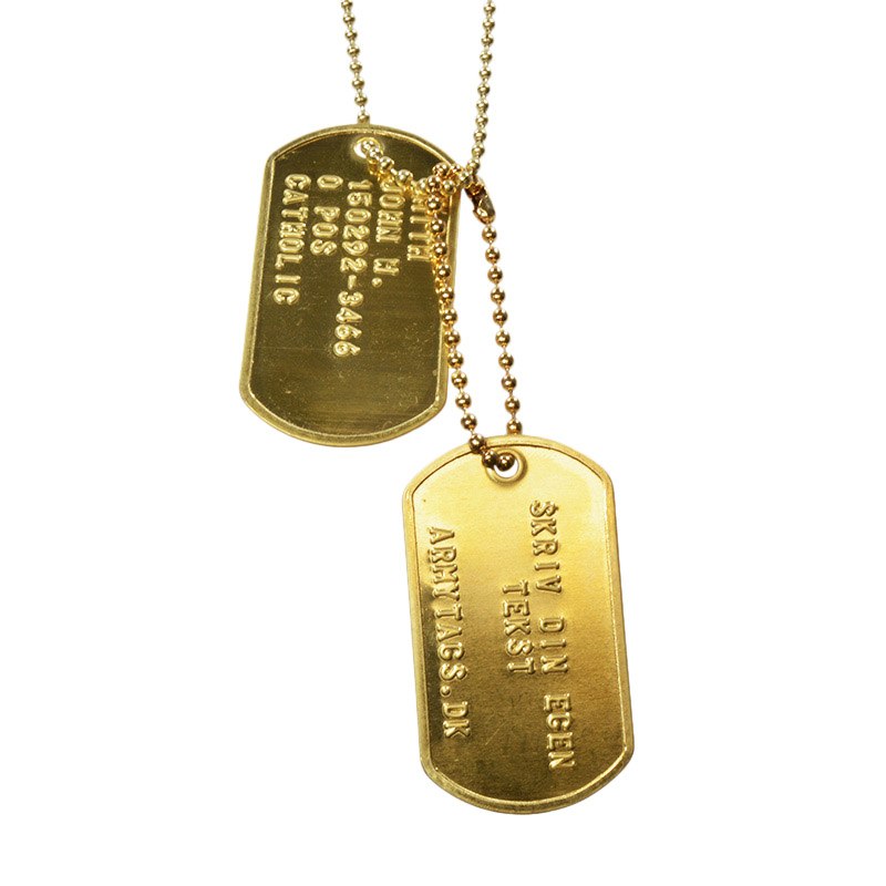 Messing Dogtags, Sæt